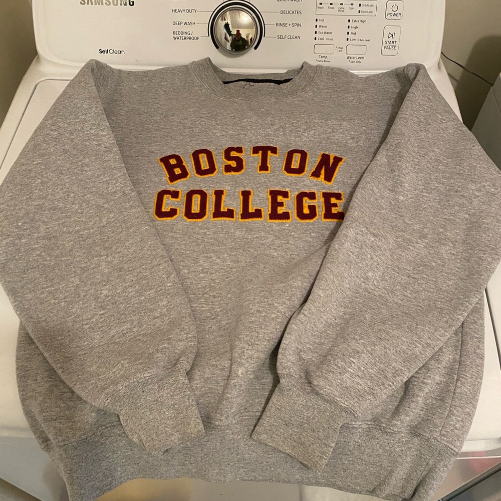 Boston college varsity letter sweatshirt